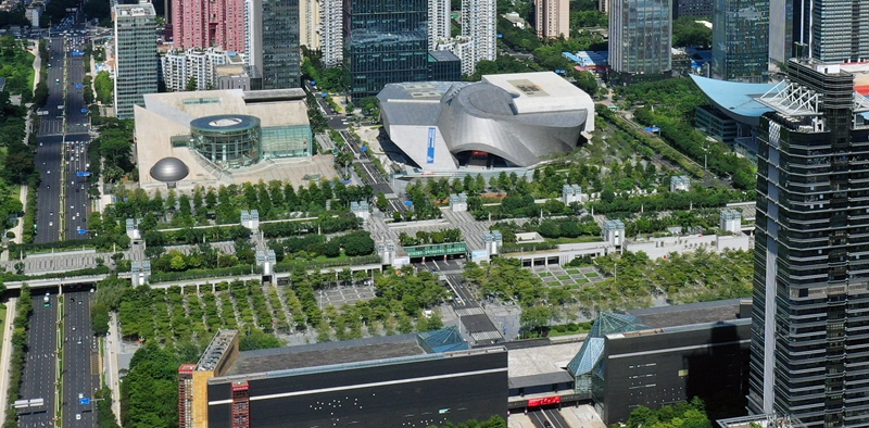 诗书礼乐公园位于城市中轴线，将中华古典文化诗书礼乐与现代思想内涵交融，洋溢着深厚的文化自然融合之美。DJI_0834.JPG